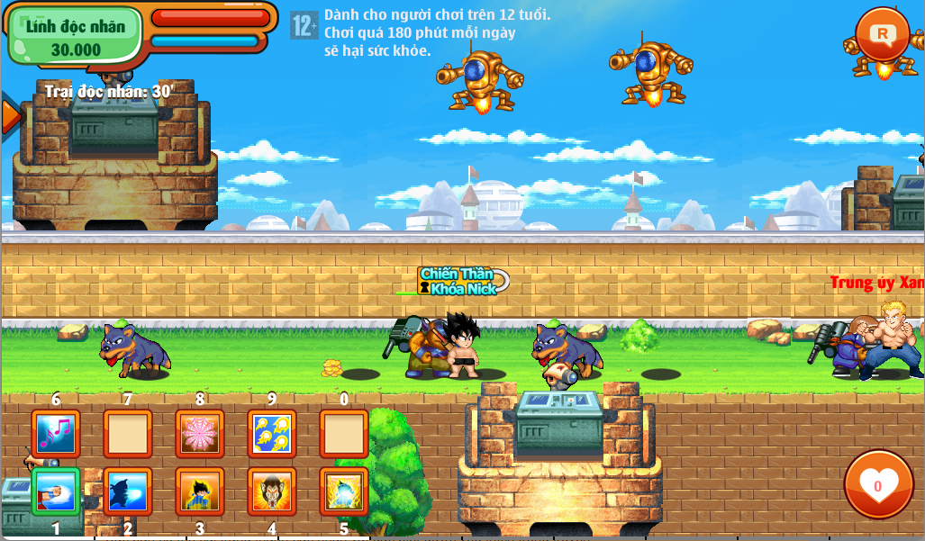 Hoạt động hàng ngày game Ngọc Rồng Kaido